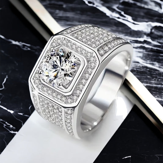 Iced-Out Diamant Ring